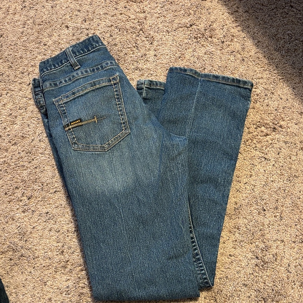 Ariat Rebar M5 Straight DuraStretch Edge Stackable Straight Leg Jean